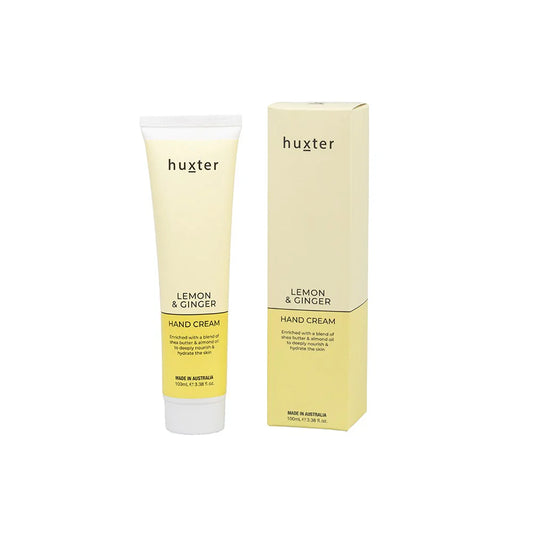 Huxter | Hand Cream - Pale Yellow 100ml - Lemon & Ginger