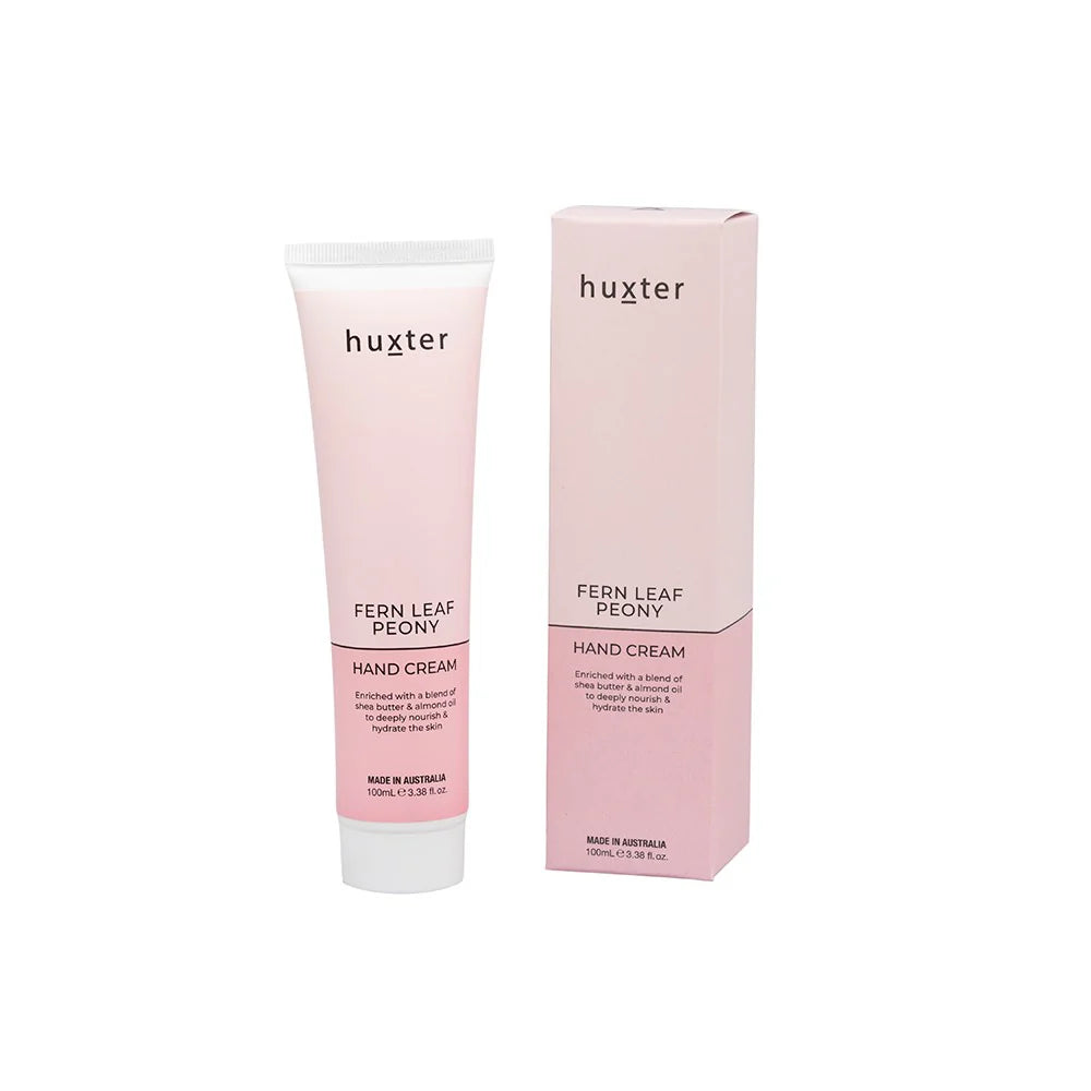 Huxter | Hand Cream - Pastel Pink 100ml - Fern Leaf Peony