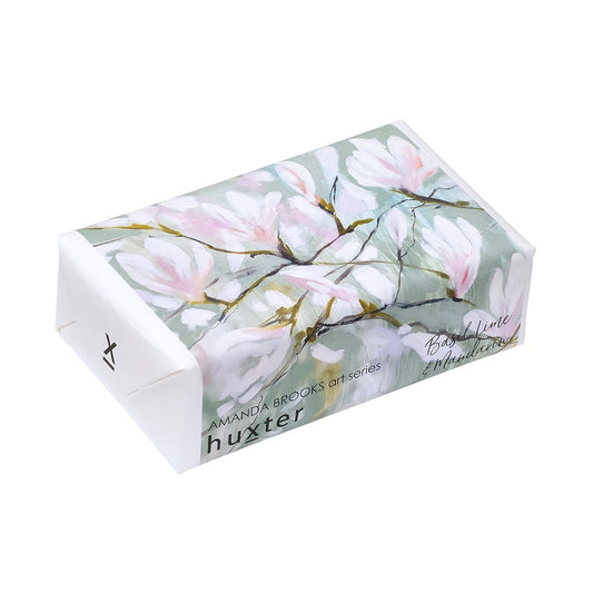 Huxter | Soap Bar - 'Serenity Magnolia' - Basil, Lime & Mandarin 200g