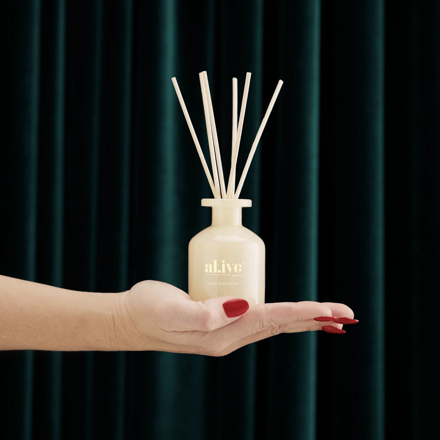 Al.ive Body | Mini Reed Diffuser Golden Wattle & Citrus