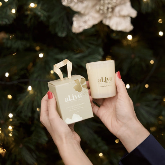 Al.ive Body | Mini Soy Candle Bauble Golden Wattle & Citrus