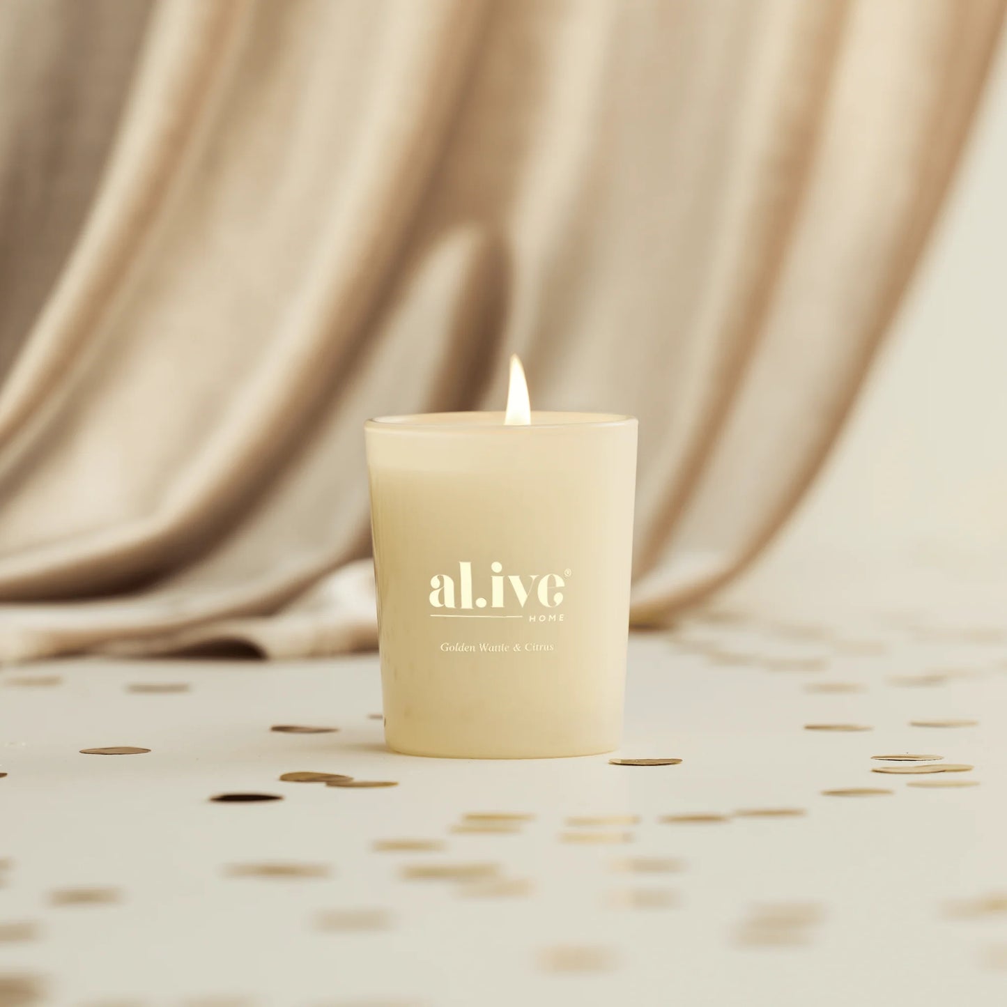 Al.ive Body | Mini Soy Candle Bauble Golden Wattle & Citrus